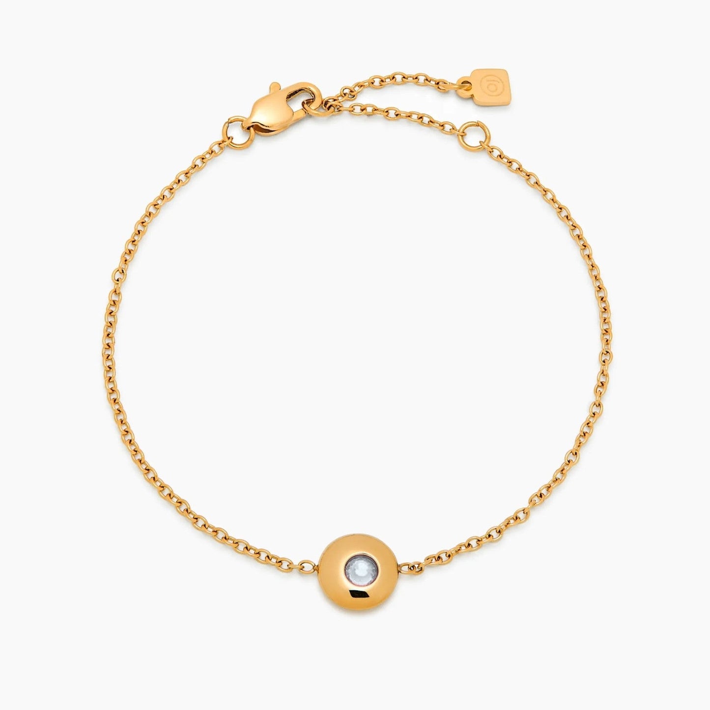 Mini-Geburtsstein-Charm-Armband