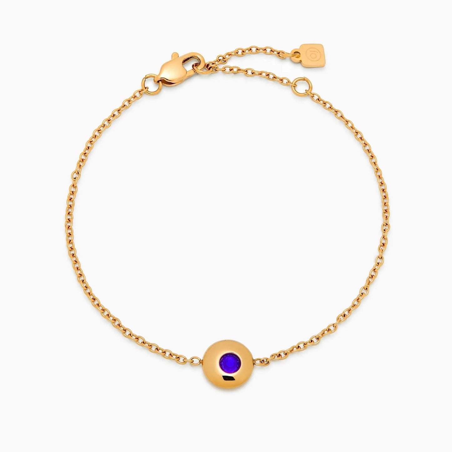 Mini-Geburtsstein-Charm-Armband