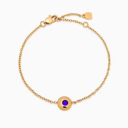 Mini-Geburtsstein-Charm-Armband