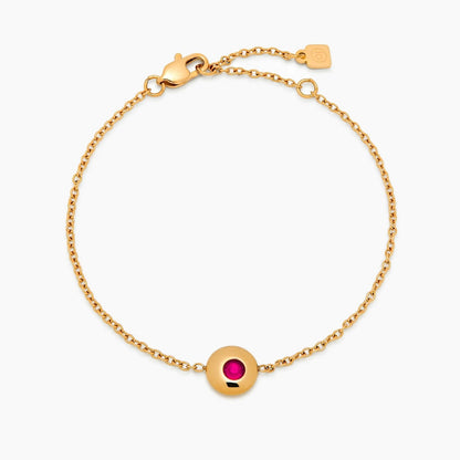 Mini-Geburtsstein-Charm-Armband