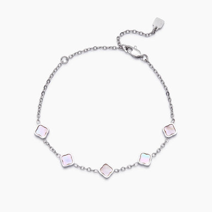 Mini-Perlen-Kleeblatt-Armband