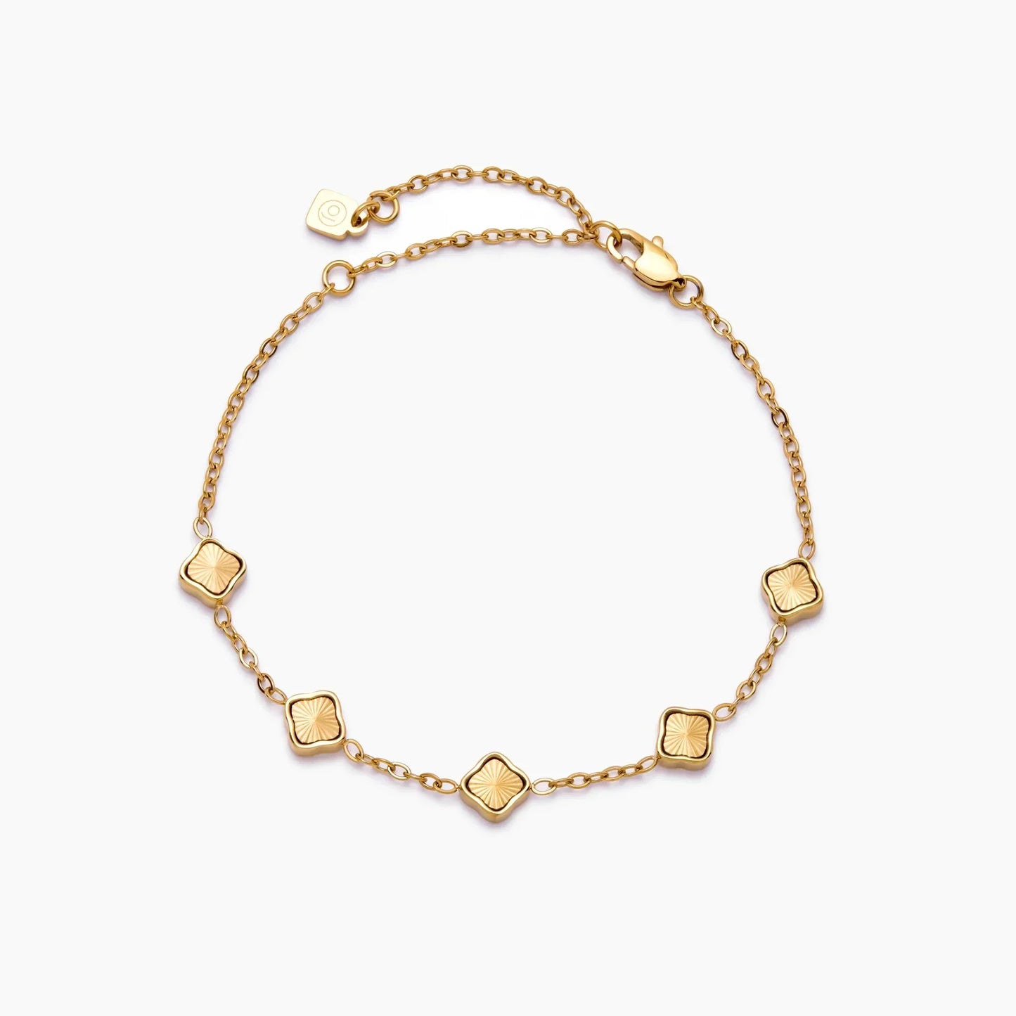Mini-Sunburst-Kleeblatt-Armband