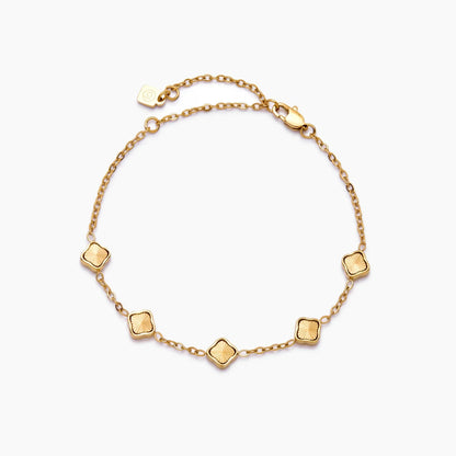 Mini-Sunburst-Kleeblatt-Armband