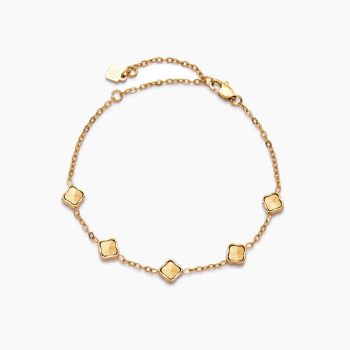 Mini-Sunburst-Kleeblatt-Armband