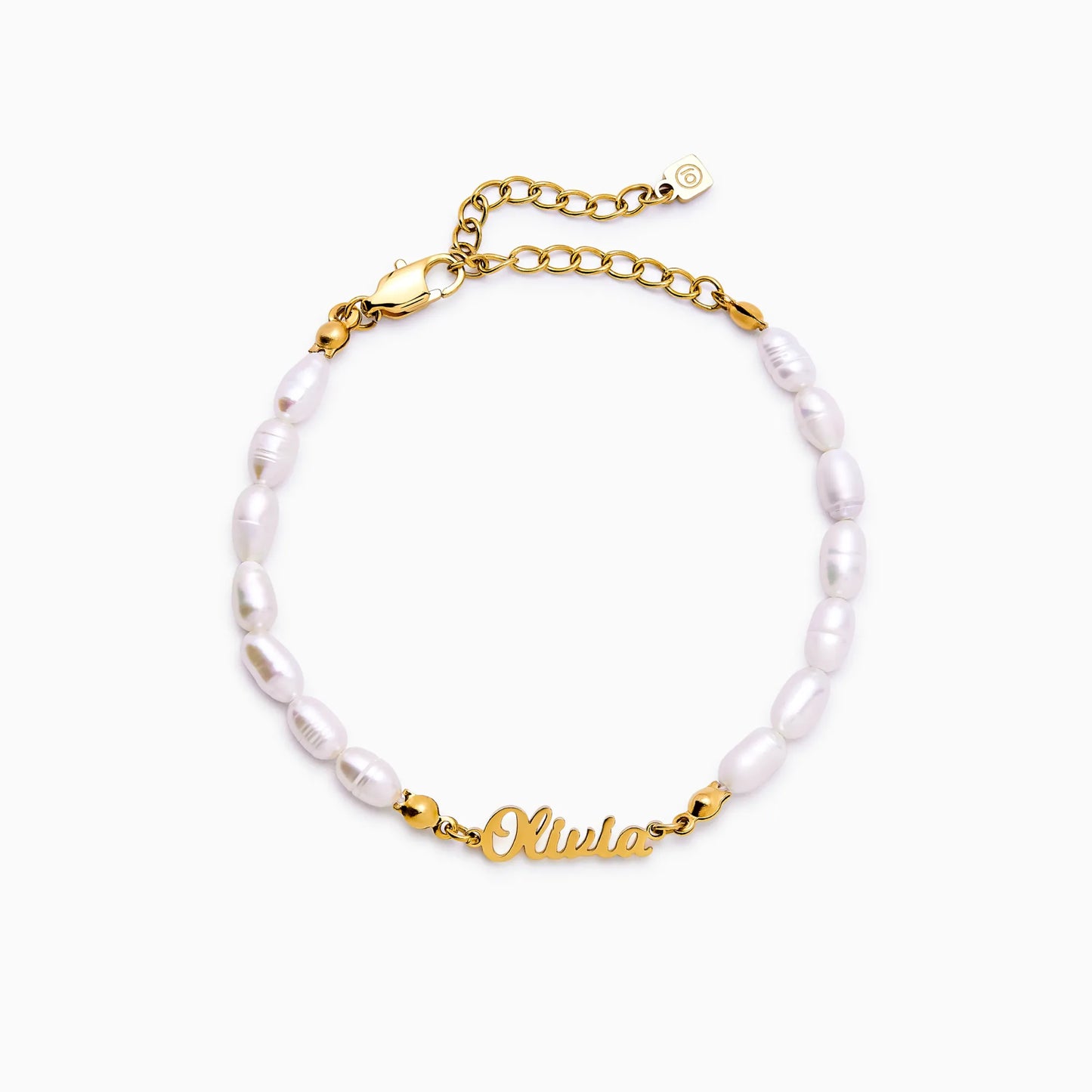 Süßwasserperlen-Armband mit Namen