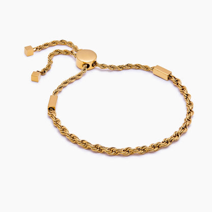 Verstellbares Kordelarmband