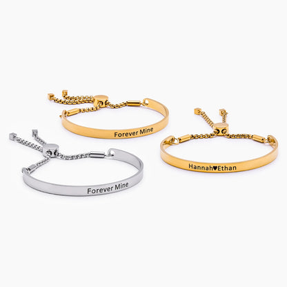 Signature Bar Armband mit Schieber