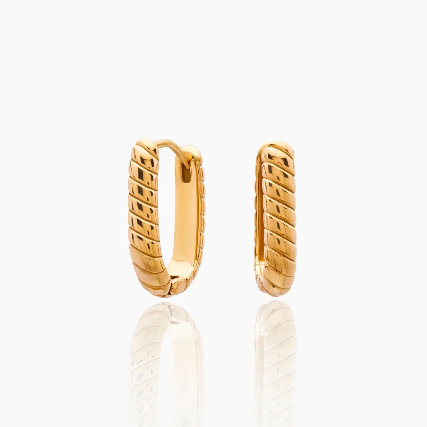 Roma Twist Huggie Creolen