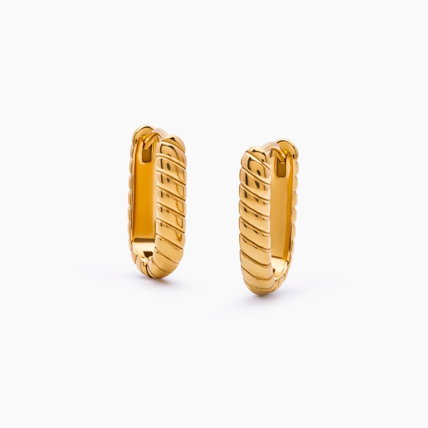 Roma Twist Huggie Creolen