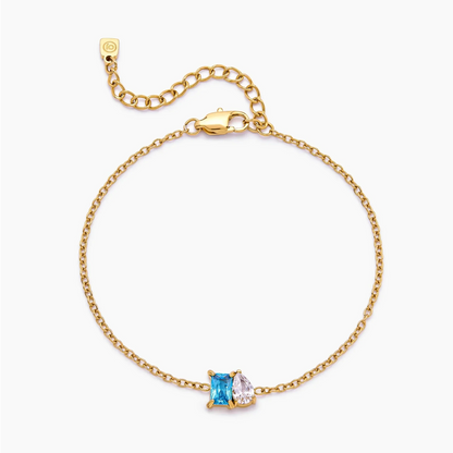 Forever Duo Armband mit Geburtssteinen