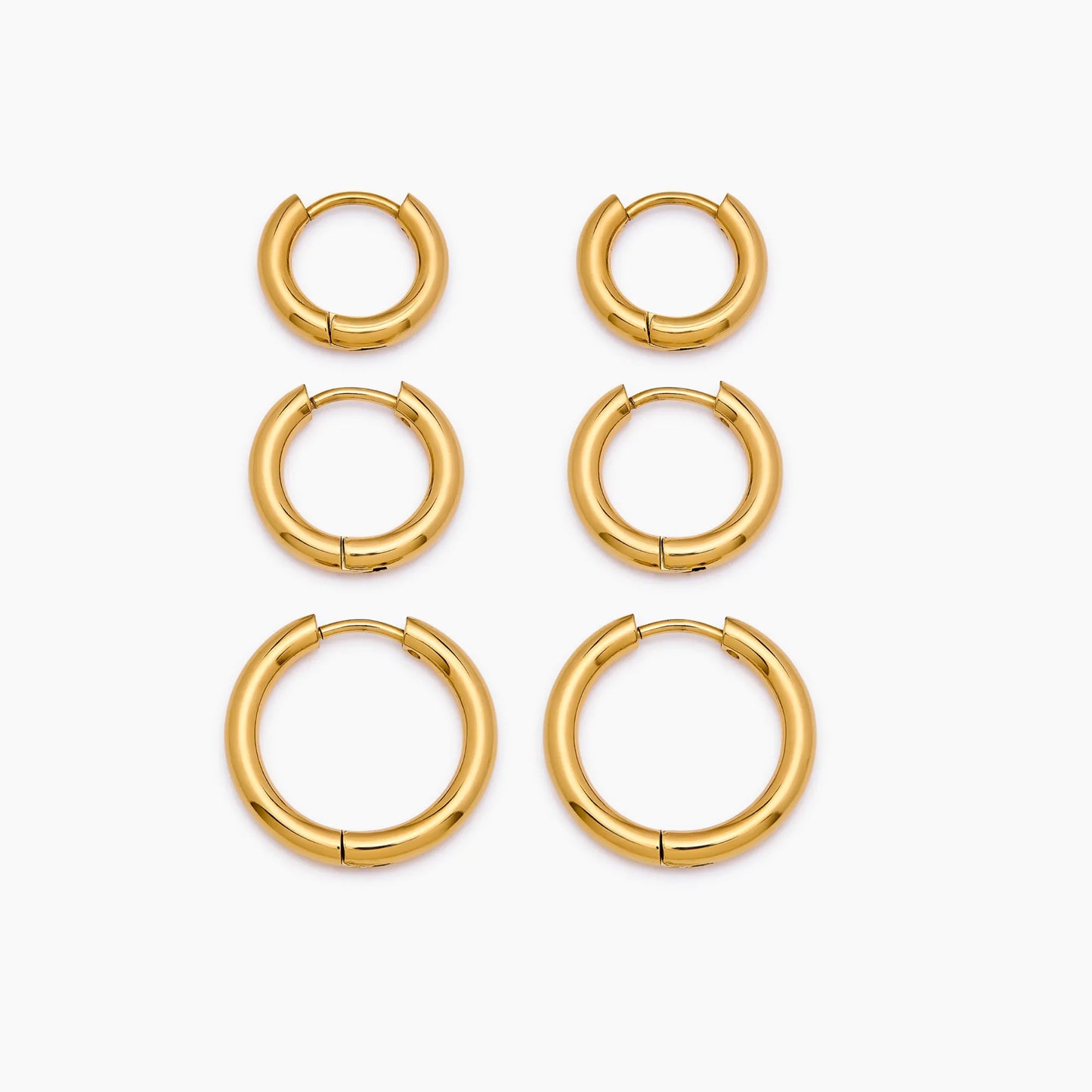 Essential Gold Creolen Set