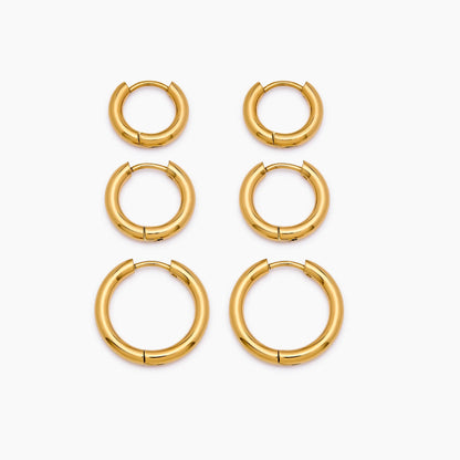 Essential Gold Creolen Set