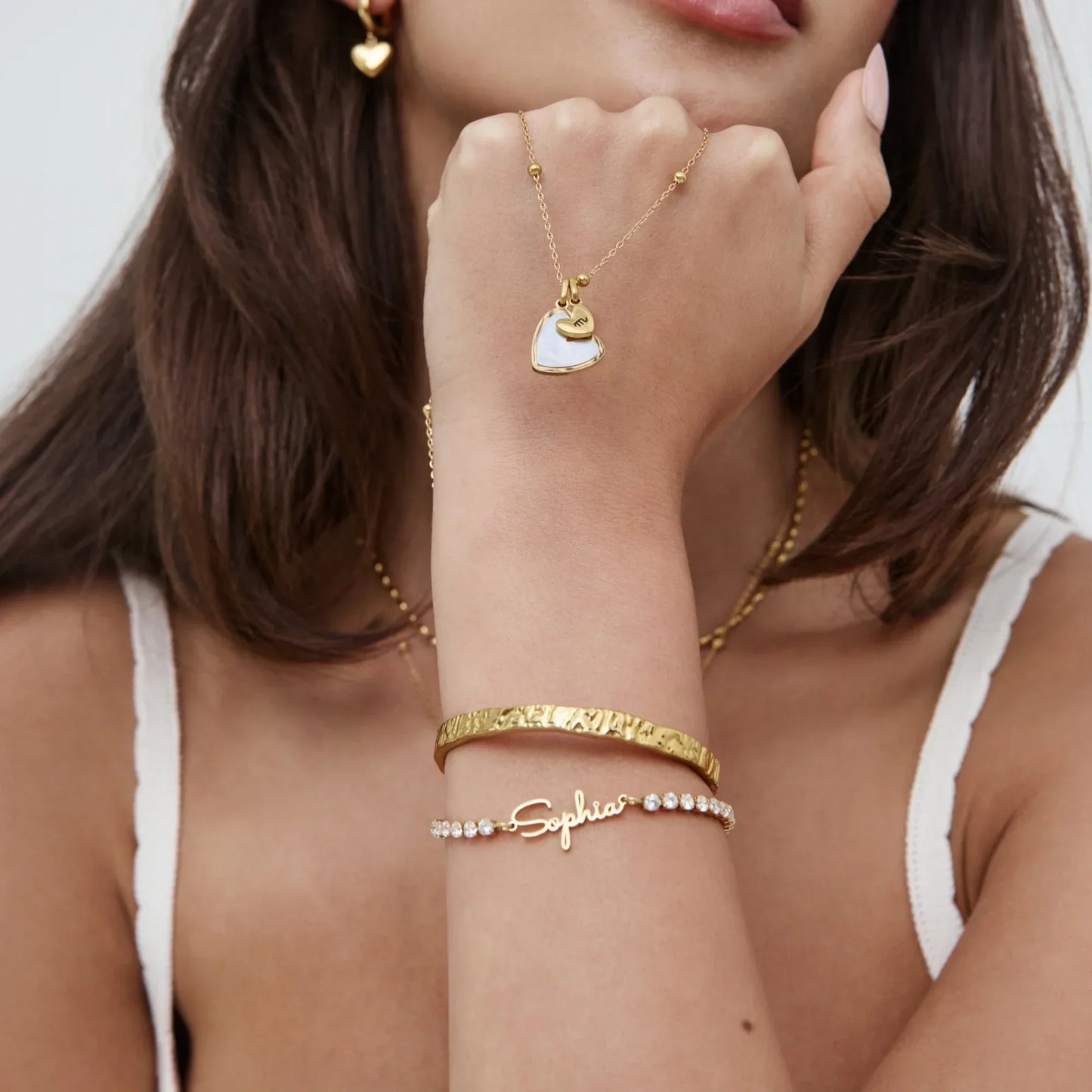 Signature Tennisarmband mit Namen